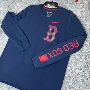 Nike Shirt Extra Large Blue MLB Genuine Merchandise Boston Red Sox Athletic Mens